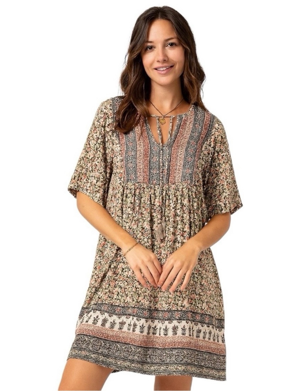 Knox Rose Floral Babydoll Dress